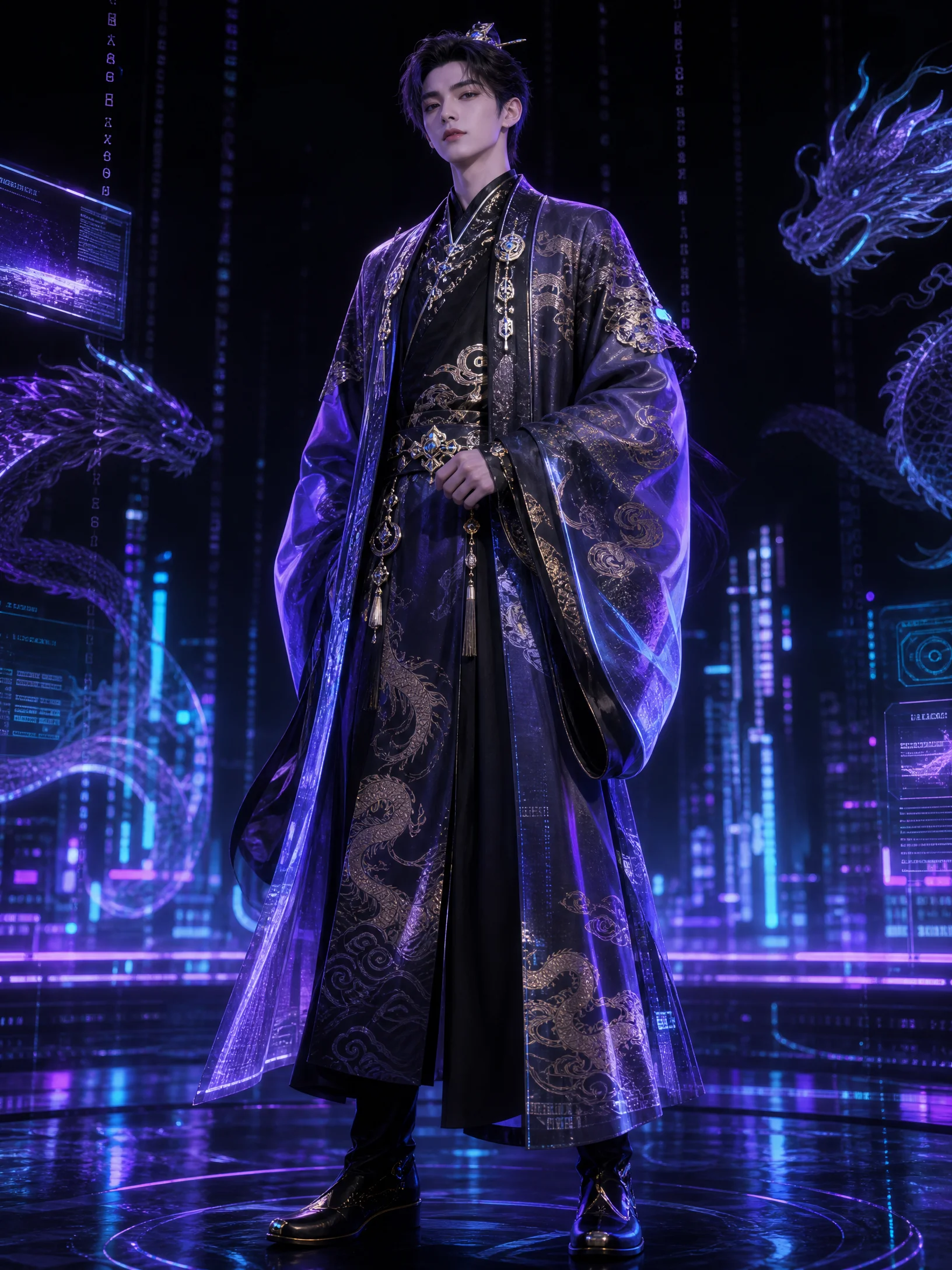 国潮风‍格AI数字人形象展示